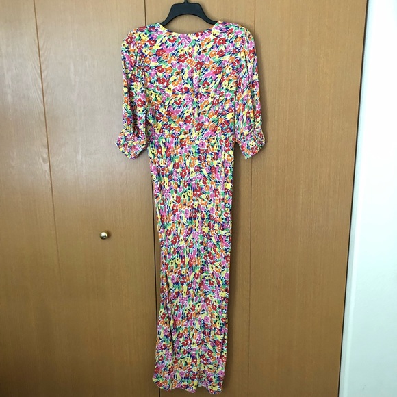 Rixo Floral Puff Sleeve Dress NWT Sz 8 - Picture 5 of 5